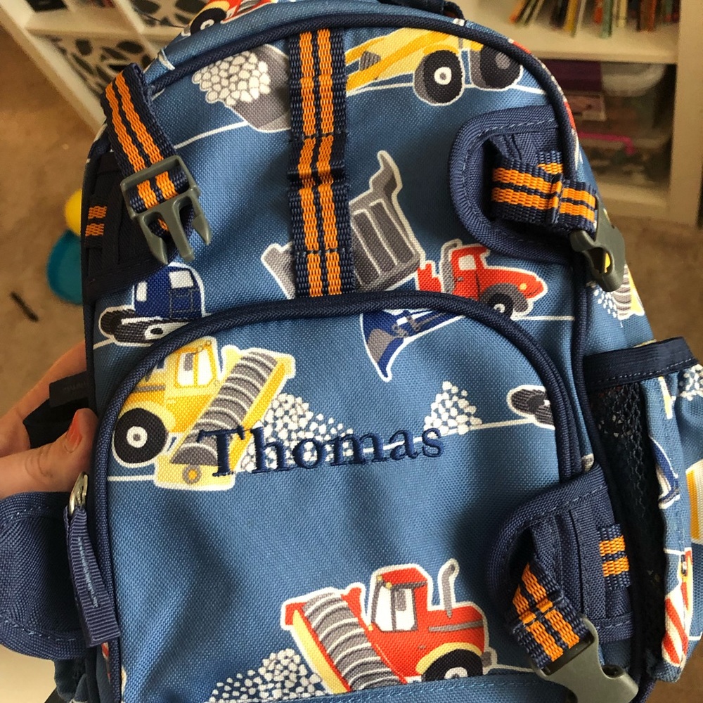Gently Used “Thomas” Pottery Barn Mini Backpack